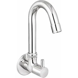 prestige Dove Modern Sink Cock Wall Mount Tap Pure Brass with Chrome Finish Sink Tap Faucet-picture-11