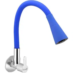 Prestige EVA Brass Chrome Finish Blue Smart Flexible Sink Cock-picture-24