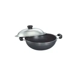 Prestige Omega Black Select Plus Round Base 170 mm Kadai with SS Lid - Set of 1-picture-39