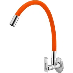 Prestige Qubix Brass Chrome Finish Orange Flexible Sink Cock-picture-19