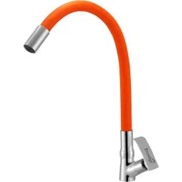 Prestige Qubix Brass Chrome Finish Orange Flexible Swan Neck Basin Tap-picture-34