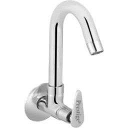 Prestige Slim Brass Chrome Finish Silver Sink Cock-picture-16