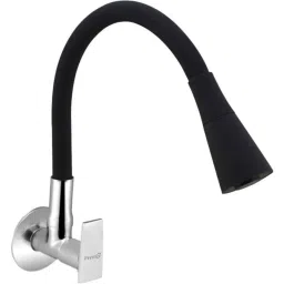 Prestige Spa Brass Chrome Finish Black Smart Flexible Sink Cock-picture-32