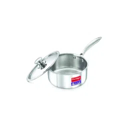 Prestige Tri Ply Silver Stainless Steel 160 mm Sauce Pan with Lid (1100 ml) - Set of 1-picture-23