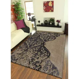 Presto Beige & Black Polyester Carpet-image-13