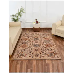 Presto Beige Polyester Traditional Carpet-image-7