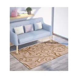 Presto Beige Polyester Washable Carpet-picture-18