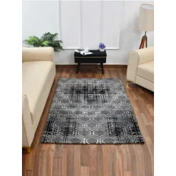 Presto Black & Grey Polyester Carpet-picture-41