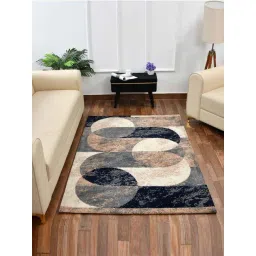 Presto Blue & Beige Polyester Carpet-picture-29