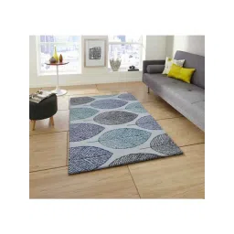 Presto Blue Polyester Carpet-picture-21