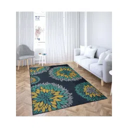 Presto Blue Polyester Washable Carpet-picture-30