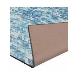 Presto Blue Polyester Washable Carpet image 4