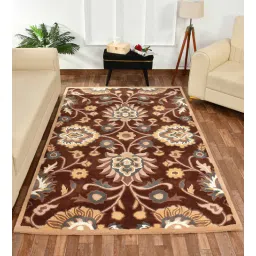 presto Brown Traditional Wool 6 ft x 9 ft Hand Tufted Carpet-picture-40