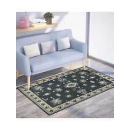 Presto Dark Grey Polyester Traditional Washable Carpet-picture-19