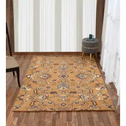 presto Gold Traditional Wool 6 ft x 9 ft Hand Tufted Carpet-picture-28