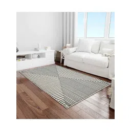 Presto Grey & Beige Polyester Washable Carpet-picture-33