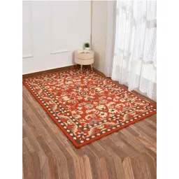 Presto Orange Wool Traditional Hand Tufted Carpet-picture-10