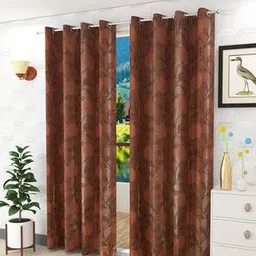 presto Rust Polyester Door Curtain-picture-19