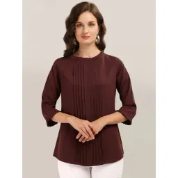 Prettify Brown Regular Fit Top-picture-39