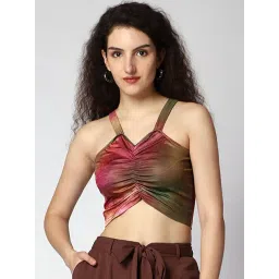 Prettify Multicolor Regular Fit Crop Top-picture-16