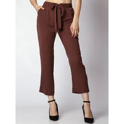 Prettify Women Mid-Rise Relaxed Trousers-picture-20
