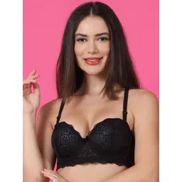 PrettyCat Floral Balconette Bra Medium Coverage Underwired Lightly Padded-picture-23