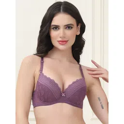 PrettyCat Floral Printed  Medium Coverage Underwired Lightly Padded Bra-picture-18