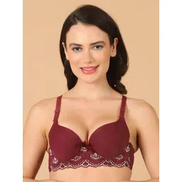 PrettyCat Floral T-Shirt Bra Medium Coverage Underwired Lightly Padded-picture-10