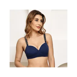 Prettycat Women Lightly Padded T-Shirt Bra With Rhinestone Strap image 4