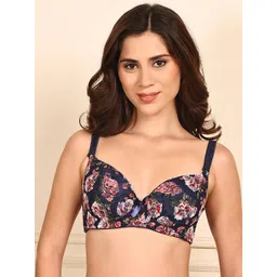 PrettyCat Women Navy Blue Bra image 1
