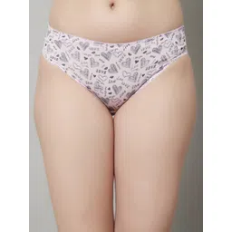 PrettyCat Women Pink Printed Bikini Briefs-picture-38