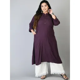 PrettyPlus by Desinoor.com Women Plus Size Kurta-picture-24