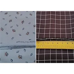 pri & su cottlinns Pri & Su CottLinn Combo fo Giza Cotton Floral Shirt 600010 & Trouser 90087 image 1