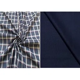 pri & su cottlinns Pri & Su CottLinn Combo fo Cotton Checkered Shirt 60005 & Trouser 90004-picture-31