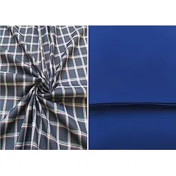 pri & su cottlinns Pri & Su CottLinn Combo fo Cotton Checkered Shirt 60005 & Trouser 90088-picture-40