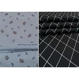 pri & su cottlinns Pri & Su CottLinn Combo fo Giza Cotton Floral Shirt 600010 & Trouser 90027-picture-44