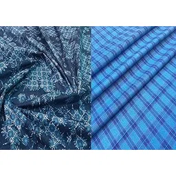 pri & su cottlinns Pri & Su CottLinn Combo fo Giza Cotton Shirt 500083 & Trouser 90098-picture-11