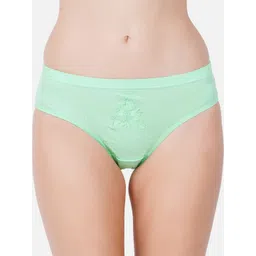 PRIDE APPAREL Women Pack Of 6 Pure Cotton Anti-Bacterial Hipster Briefs image 2