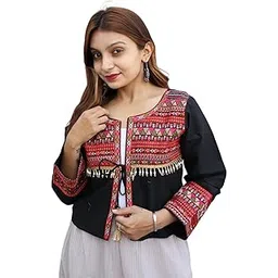 prijam Women's Embroiderd Ethnic CT RL 39 jacket or koti-picture-28