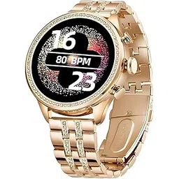 Primate GEN 9 OG Version Women's Smartwatch with Elegant Rose Gold Metal Strap & HD Display, Bluetooth Calling, 500+ Watch Faces, (New GEN9)-picture-38