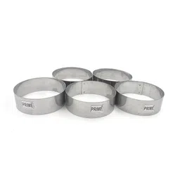 Prime Bakers and Moulders Round Shape Cookie Cutting Rings, Burger/bun Cutter Cake Decorating (4 Inch, 5.00, Count) image 4