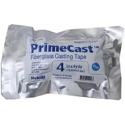 Prime Cast (Fiberglass Casting Tape) - 4 in X 4 yds (10.2 cm x 3.6m) BLUE - Pack of 1-image-0