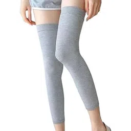 prime Men & Women Winter Warm Woolen Leg Warmer/Long Knee Supporter (Light Grey 25 Inch) Pack Of 1-picture-27