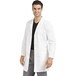 PrimeStore Unisex Poly Cotton Lab Coat (White, 34)-picture-40