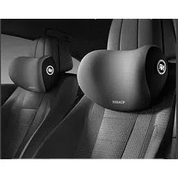 PRIMIL Car Neck Pillow,Neck Pain Relief for Long Drive Car Seat Back Head Rest Memory Foam Pillow for Driving with Adjustable Strap,and Breathable Removable Cover (Black),Pack of 1-picture-13