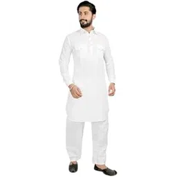 Prince India Men Pathani Suit Pajama Set | Poly Cotton | Traditional Ethnic Wear for Festivals & Occasions-picture-28