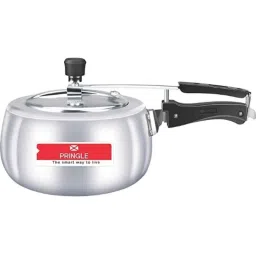 Pringle Elegance 5 Litre Aluminium Silver Pressure Cooker (Pack of 3)-picture-16