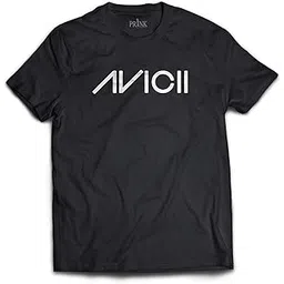 prink Regular Fit T-Shirt Black | Unisex Tshirt | Printed Tshirt | Tshirts for Men | Avicii Printed Tees for Men |-picture-11