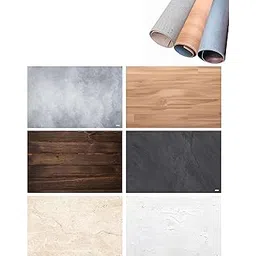 Print Master India Premium Flat Lay Tabletop Photography Backdrop Background, Double Sided Waterproof Paper for Food, Small Product Professional Photo Shoot (56x90cm, Pack of 3) 6 Designs 2 (Spring)-picture-26