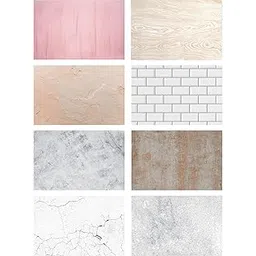 print master india Premium Flatlay Tabletop Photography Backdrop Background, Double Sided Waterproof Paper for Food, Small Product Professional Photo Shoot (56x90cm, Pack of 4) 8 Designs (March)-picture-22